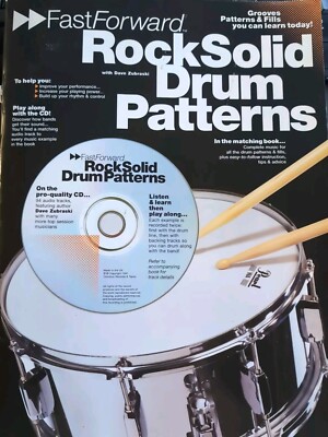 FAST FORWARD ROCK SOLIDE DRUM PATTERNS (keine CD) - PORTOFREI - GC