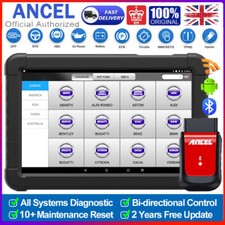 ANCEL X6 Car 10.1" Tablet Diagnostic Tool Bidirectional All Systems OBD2 Scanner