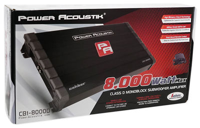Buy Power Acoustik CB1-8000D 8000W Class D Amplifier online | eBay