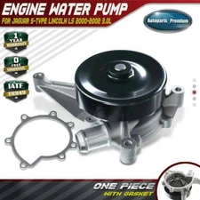 Engine Water Pump for Lincoln LS Jaguar S-Type 2000 2001 2002 V6 3.0L DOHC