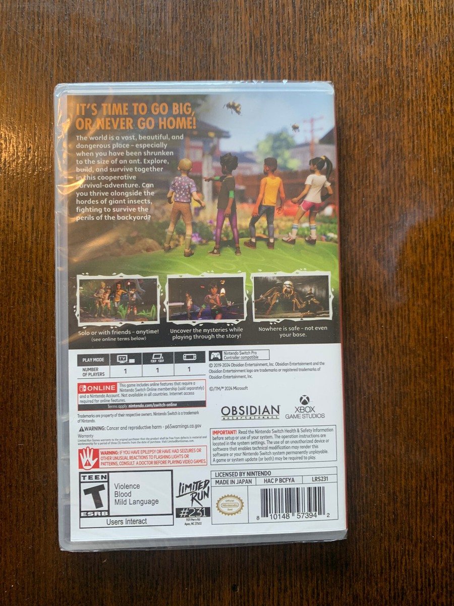 Grounded Fully Yoked Edition Nintendo Switch Limited Run Games