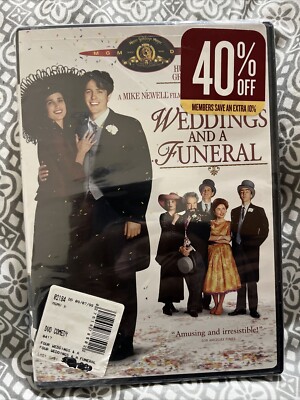 Four Weddings and a Funeral (DVD, 1999) Wide+Standard New! Sealed!