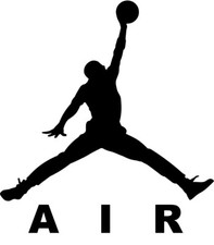 Airjordan Jumpman Logo 4 Vinyl Decal Michael Jordans Mj 23 Die Cut Sticker