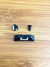 Glock Rear Sight 182 & Glock Front Sight&Screw OEM 6.5mm NEW 17,19,22,23,26,27