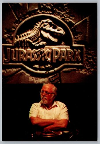90s Jurassic Park Movie Universal Studios Dinosaur Continental Dino Postcard M23 - Afbeelding 1 van 2