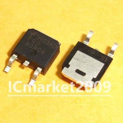 10 PCS FQD30N06 TO-252 FQD 30N06 60V N-Channel MOSFET Transistors #A6-29