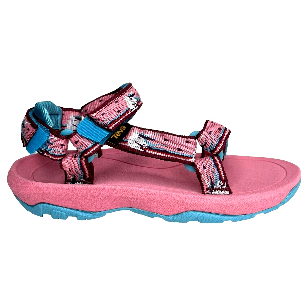 Teva Toddler Girls Sport Sandal Size 9 Pink Multicolo Water Friendly Lightweight