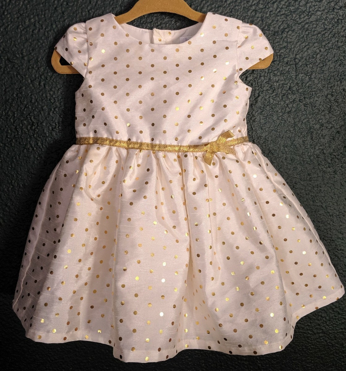 slim fit dress slacks Carters Yellow and White Polka Dot Bodysuit Dress- Size 9M  The Saved  Collection