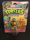 Vintage 1988 Playmates Teenage Mutant Ninja Turtles Leonardo 10 Back MOC TMNT
