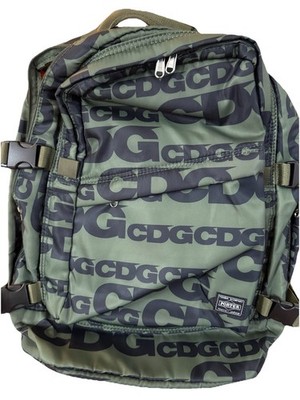 Head Porter X Comme des Garçons CDG Backpack Tonal Logo Print