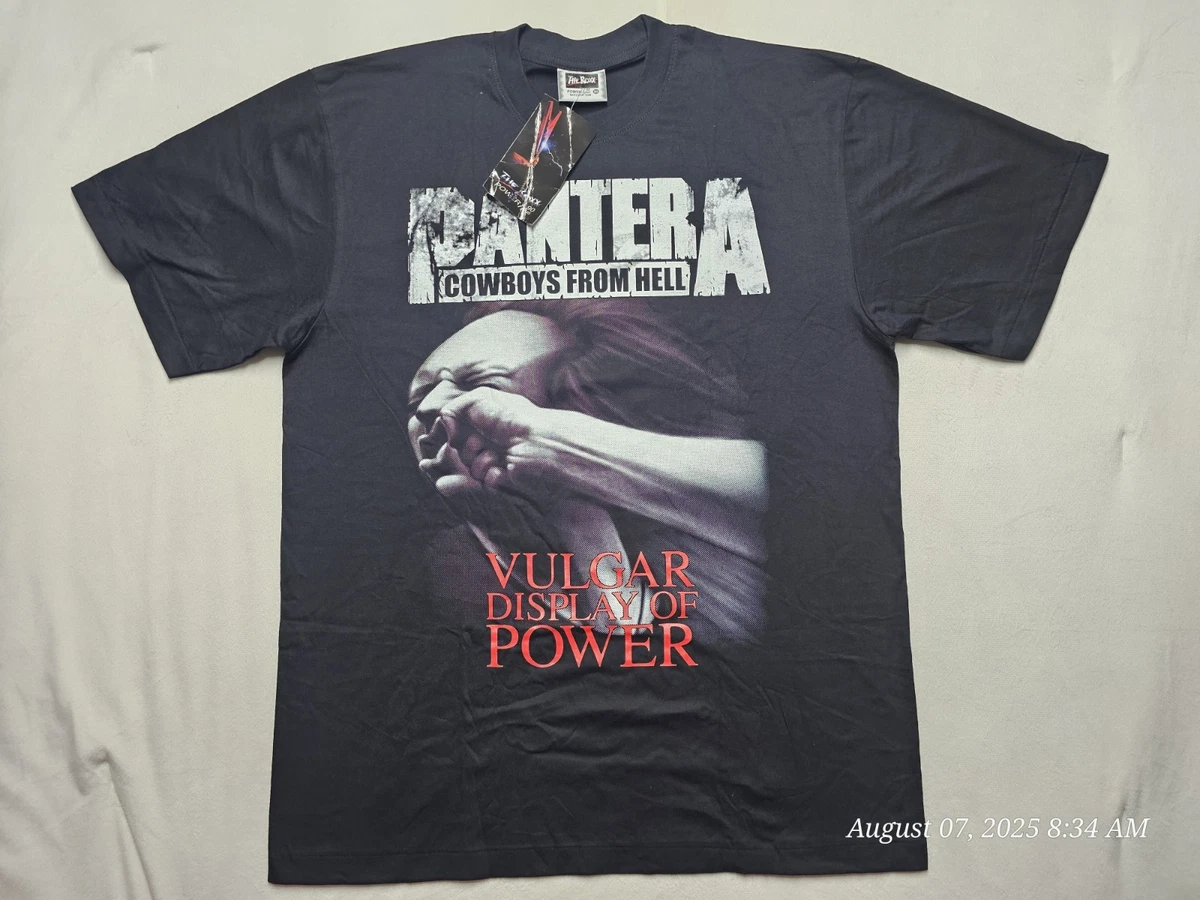 T-Shirt Rock Off Ladies Pantera Vintage Rider - Ufficiale, Donna, Taglia Large, Cotone