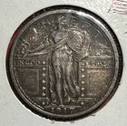 1917S Type I US Standing Liberty SILVER Quarter! AU! "San Francisco" Beauty!