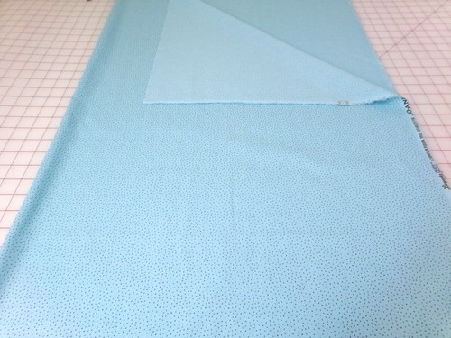 Blue Fabric with Tiny Polka Dot pattern. JoAnn Lt Wt Cotton  34 x 44. M26-224