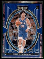 2024-25 Select Future BLUE PRIZM Jared McCain 76ers/Thunder #5 RC /75