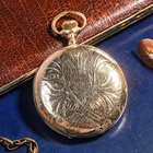 Antique Waltham Men's Pocket Watch Gold Filled 25 Year Hunter Case 17 Jewel