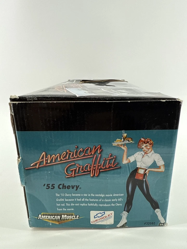 ERTL American Muscle '55 Chevy 1:18 Diecast Model - Image 3 of 4