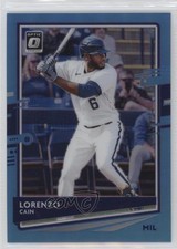 2020 Panini Donruss Optic Carolina Blue Prizm 40/50 Lorenzo Cain #108 z6b