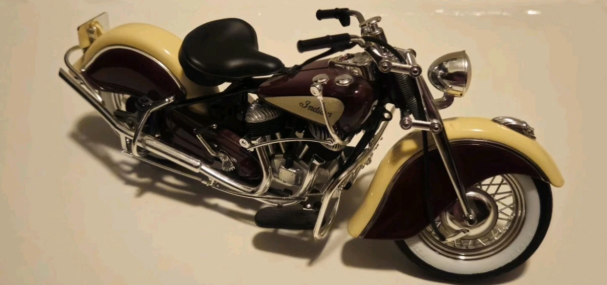 Miniature Moto Harley-Davidson Custom Eagle - Échelle 1/10 - GUILOY - Chrome