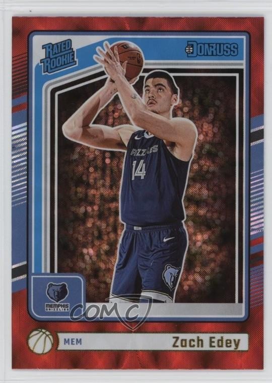 2024-25 Panini Donruss Rated Rookie International Zach Edey #239 2y0