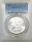 1898 P Morgan Silver Dollar PCGS MS63 Frosty Luster, Just Graded PQ #Y15D