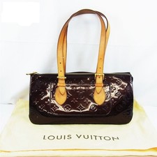 Borsa a mano originale Louis Vuitton M93510 Monogram Vernis Rosewood Avenue Amarante LV