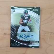 2025 Panini Absolute Mason Taylor #157 Rookie Autograph Football Card Jets