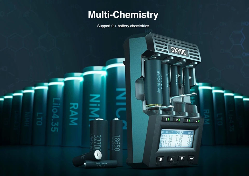 SKYRC MC3000 / NC2500 Pro / NC2200 Smart Batterieladegerät Nimh NiCd Universal - Bild 4 von 4