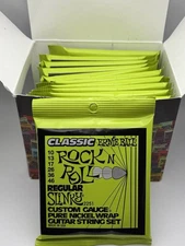 12 PACK ERNIE BALL 2251 CLASSIC ROCK N ROLL SLINKY ELECTRIC GUITAR STRINGS