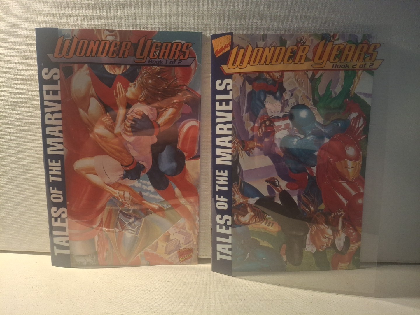 Tales Of The Marvels Wonder Years #1 #2 Set Marvel Comics Select 1995 Wonder Man