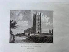 ENGRAVING BEDENHALL ABBEY NORFOLK 1819 Drawn T HIGHAM Engraver  W Deeble