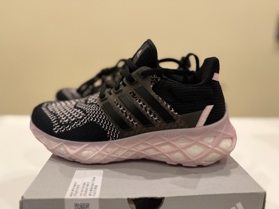 Adidas Ultraboost Web DNA Black Clear Pink White Running Shoe GY9093 Women Sz 6