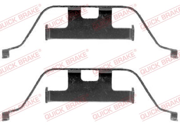 Original Quick Brake Accessory Set Brake Pad 109-1201 for BMW Land Rover - Image 9