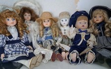 6  BAMBOLE  PORCELLANA/CERAMICA da collezione 