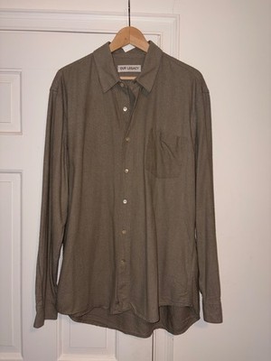 Our Legacy - Classic Shirt - Raw Silk - Green - 52