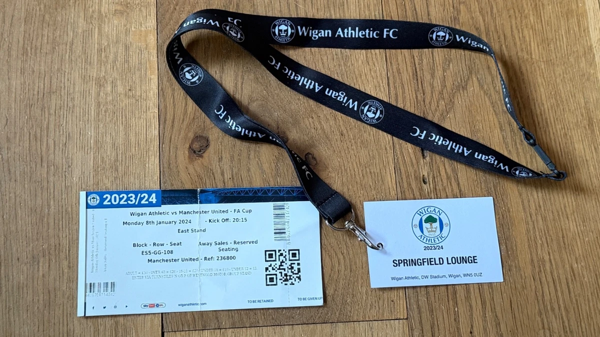 Manchester United Football European Club Fixture Tickets & Stubs