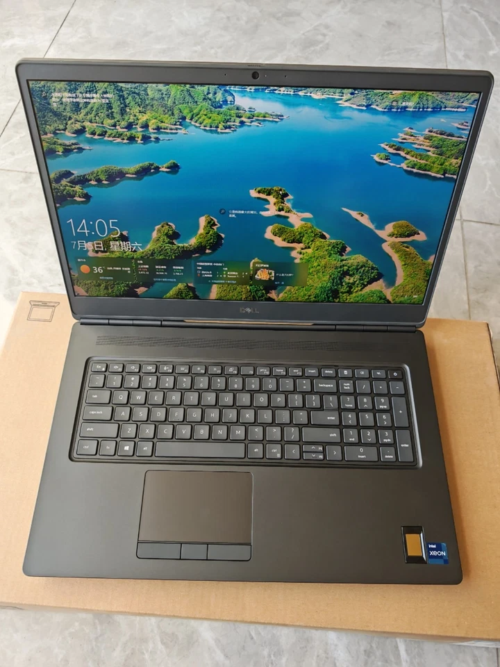 Dell Precision7760 Workstation Laptop 17.3"XEON W-11955m NvidiaRTX3080 128GB 2TB - Image 2 of 4