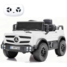 Kid 12V Ride-On Car Licensed Mercedes w/Wheels Suspension Electric Car Xmas Gift