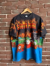 Rare Vintage 2001 South park comedy central all print jersey xl black