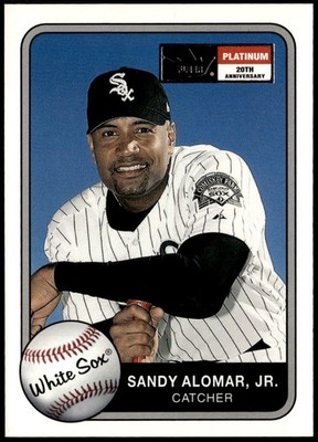 2001 Fleer Platinum #13 Sandy Alomar Jr. Platinum Edition #/201 E1