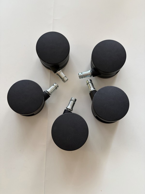 Set of 5 Hard Floor Double Swivel Casters Wheels
