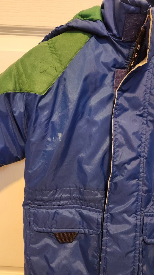 Abrigo infantil vintage NFL Seattle Seahawks puma parka chaqueta años 90 Foto 2 de 4