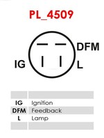 Generator As-Pl A6105 Honda 31100-PR-A020 Honda 31100-PR3-0030