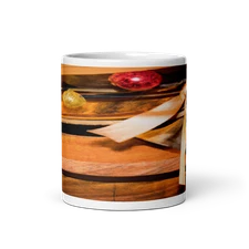 Festive Lights & Ribbons 11oz Ceramic Mug