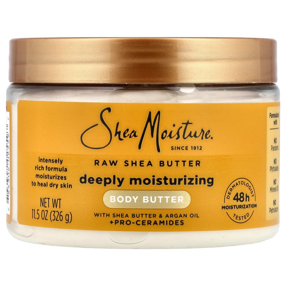 Deeply Moisturizing Body Butter, Raw Shea Butter, 11.5 oz (326 g)