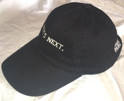 Vtg MILLER MGD MUSIC HAT Rare Baseball Cap BEER Live CONCERT Promo SPELLOUT 