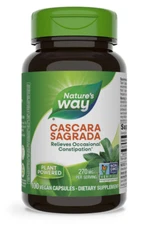 NATURE'S WAY CASCARA SAGRADA - 100 Vegan Capsules