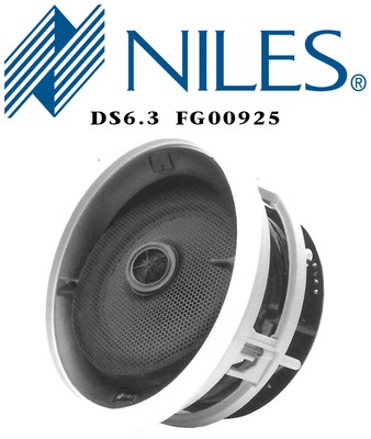 Niles Ds6 3 Fg00925 6 5inch Ceiling Speaker 100watt Pivoting Woofer Tweeter 4 8w Ebay