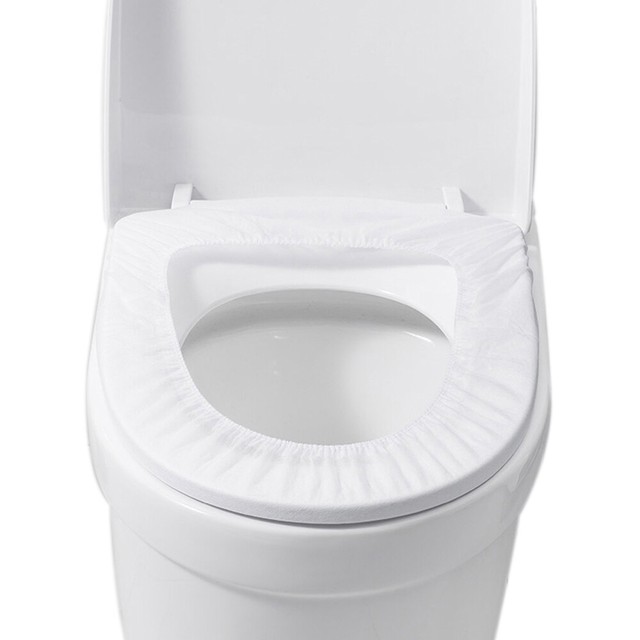 lot of (x10) Disposable Nonwoven Fabric Toilet Seat Covers Hygienic