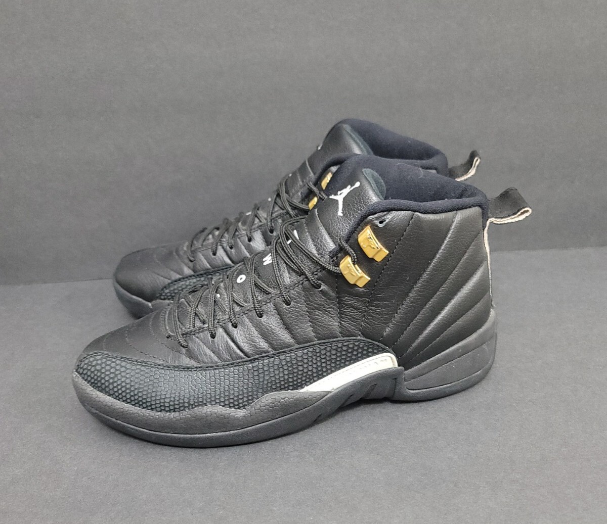 Nike Air Jordan 12 Retro XII The Master Black Sneakers US  display picture 2