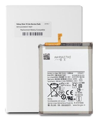 Replacement Battery Compatible For Samsung Galaxy Note 10 Lite